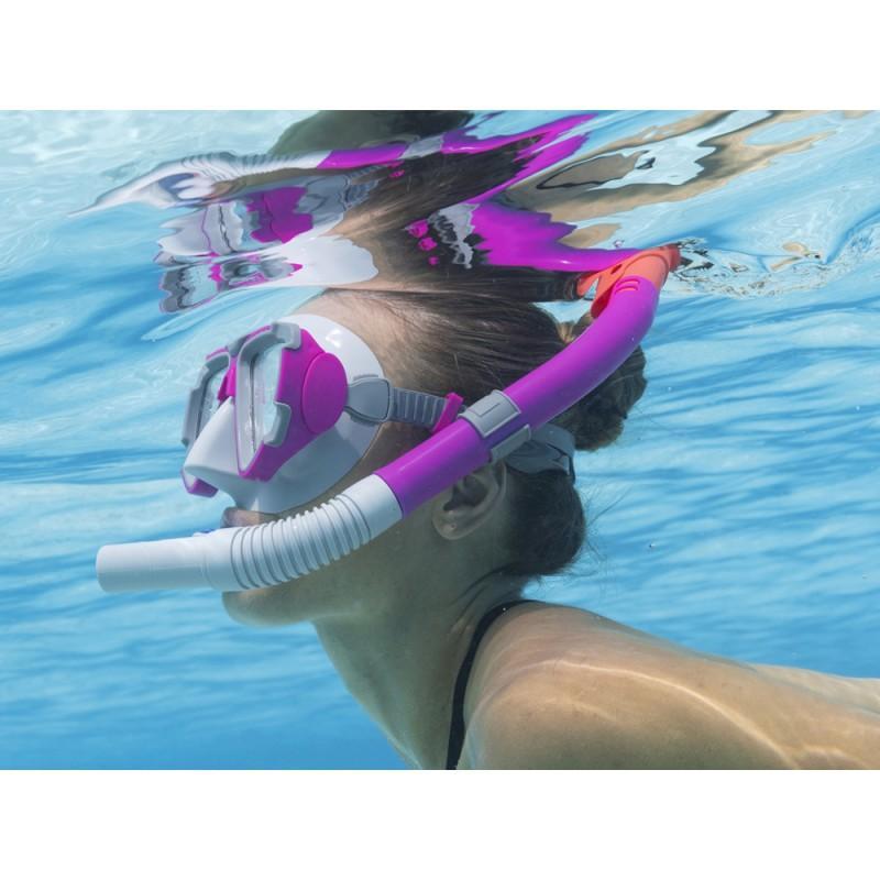 Miniatura Kit Mergulho Snorkel E Mascara Piscina Praia Adulto Bestway
