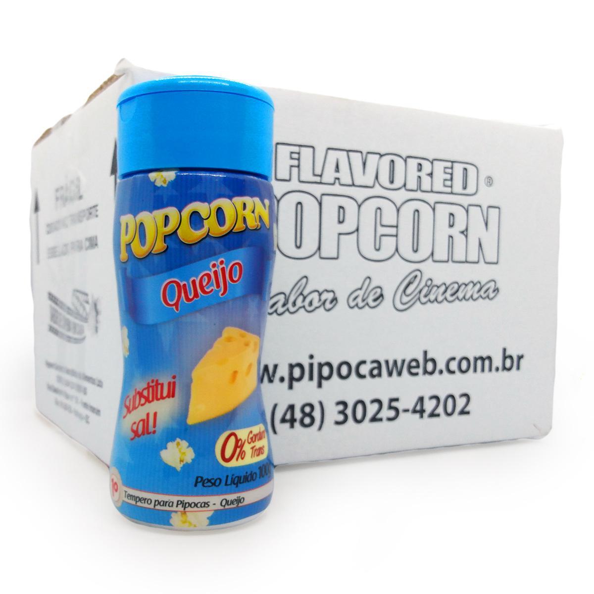 Miniatura Temperos Para Pipoca Cx 12 Un - Bacon E Queijo