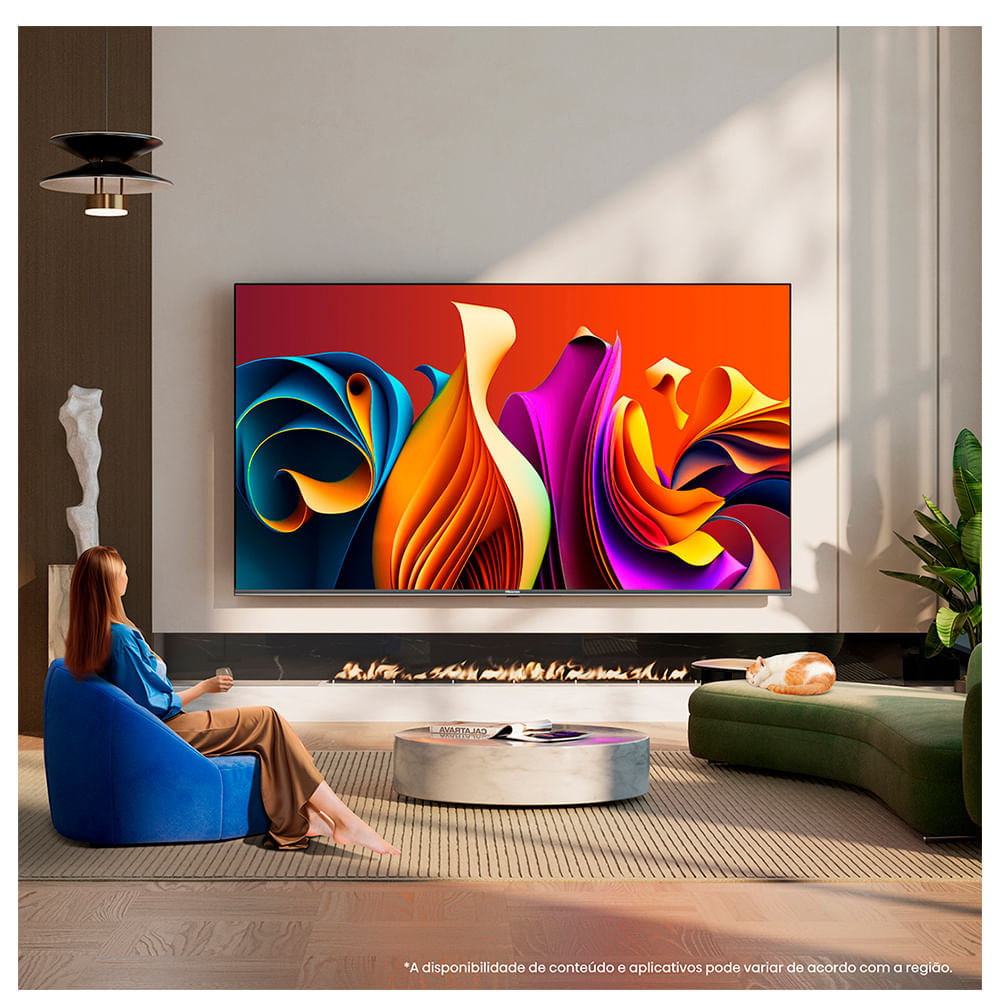 Smart TV Hisense QLED 4K UHD 50" 50Q6N Polegadas com Wi-Fi - 50A51HUA Bivolt