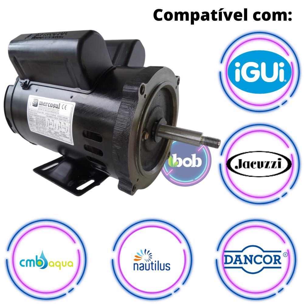 Miniatura Motor Elétrico Monofásico 1CV Alta Rotação - Mercosul Motores