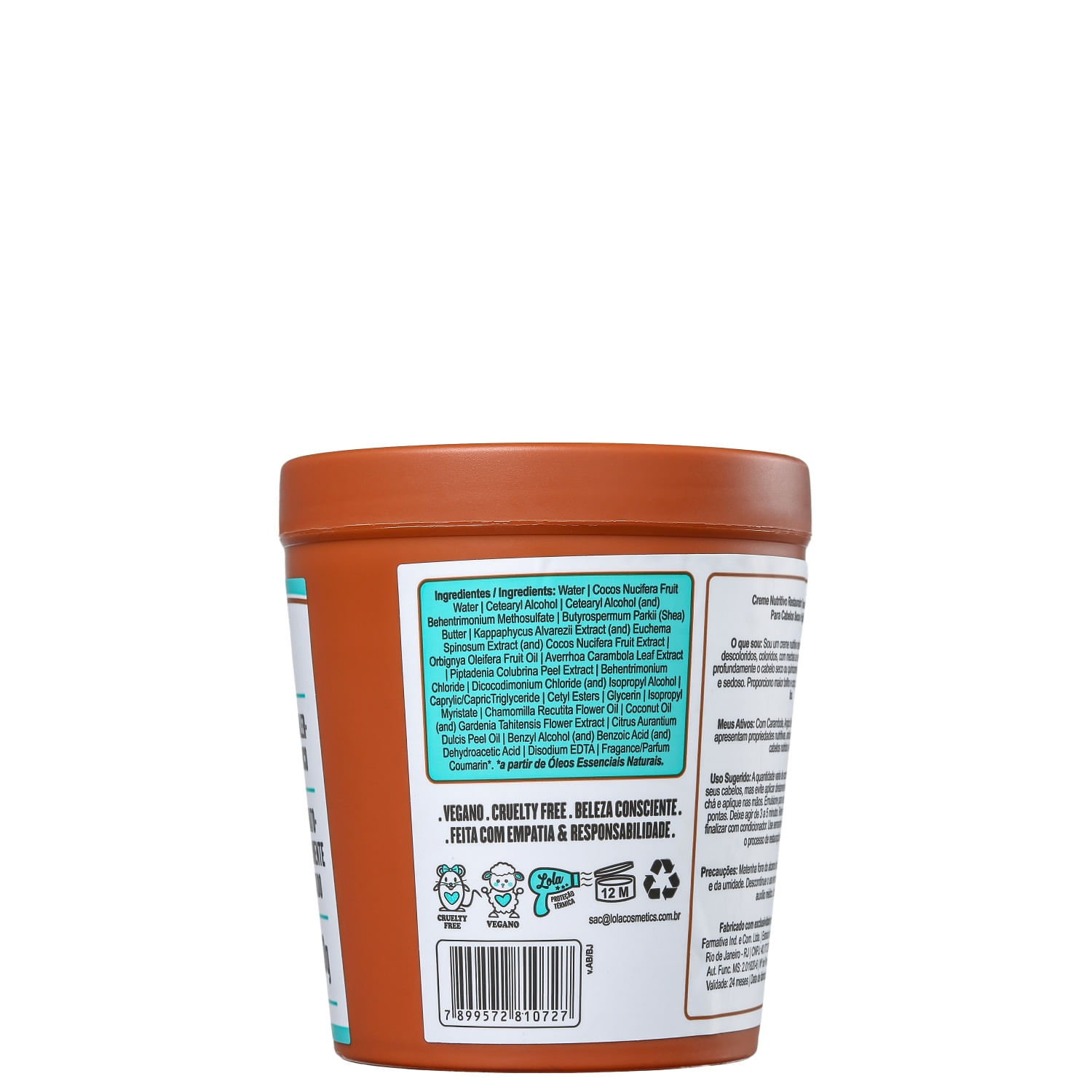 Miniatura Lola Cosmetics Drama Queen Coco - Máscara de Nutrição 230g