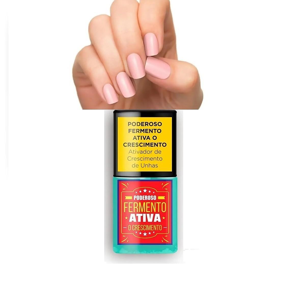 Miniatura Base De Unha Top Beauty Fermento Ativo Para Crescimento 7Ml