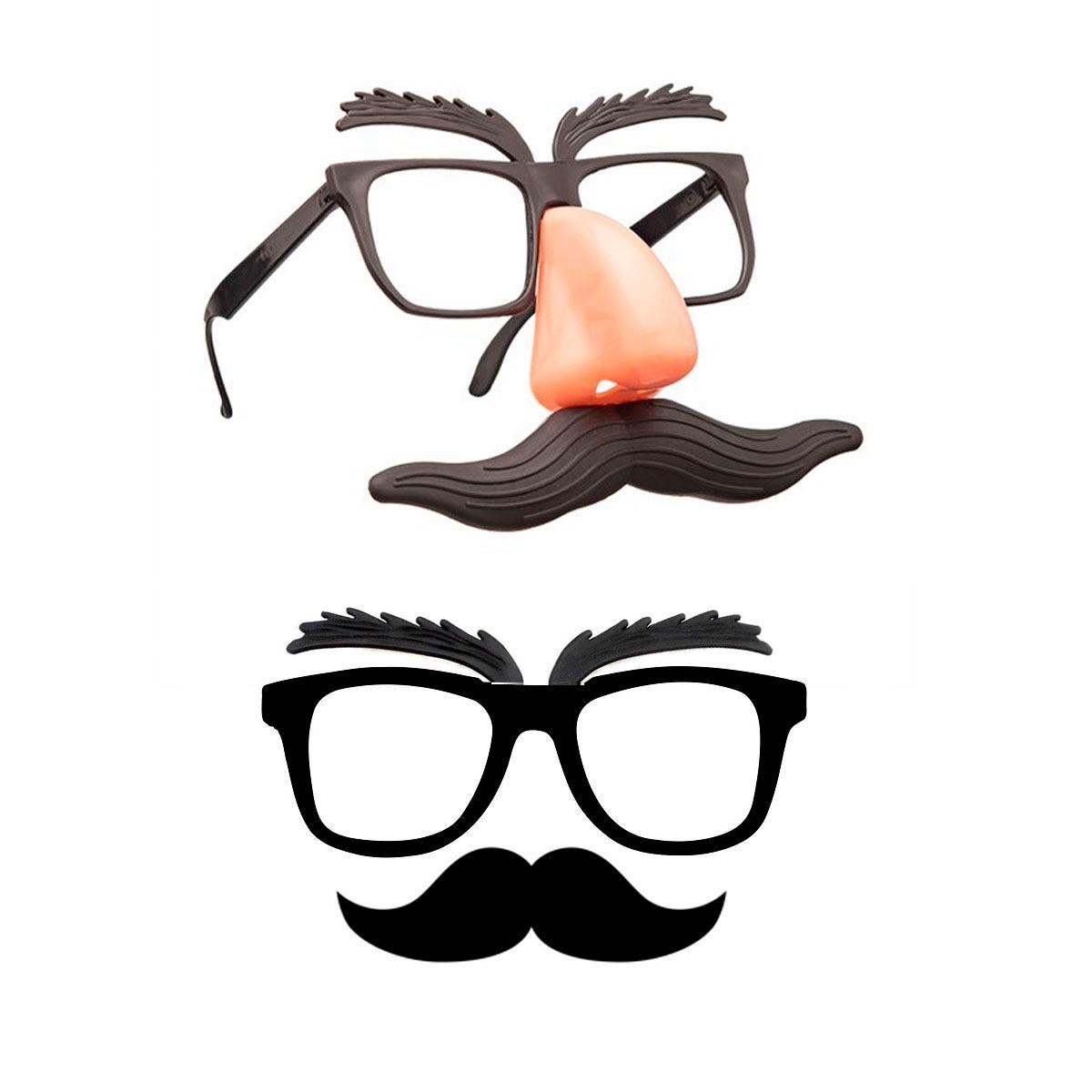 Miniatura 10 Óculos Engraçados Com Nariz Grande E Bigode