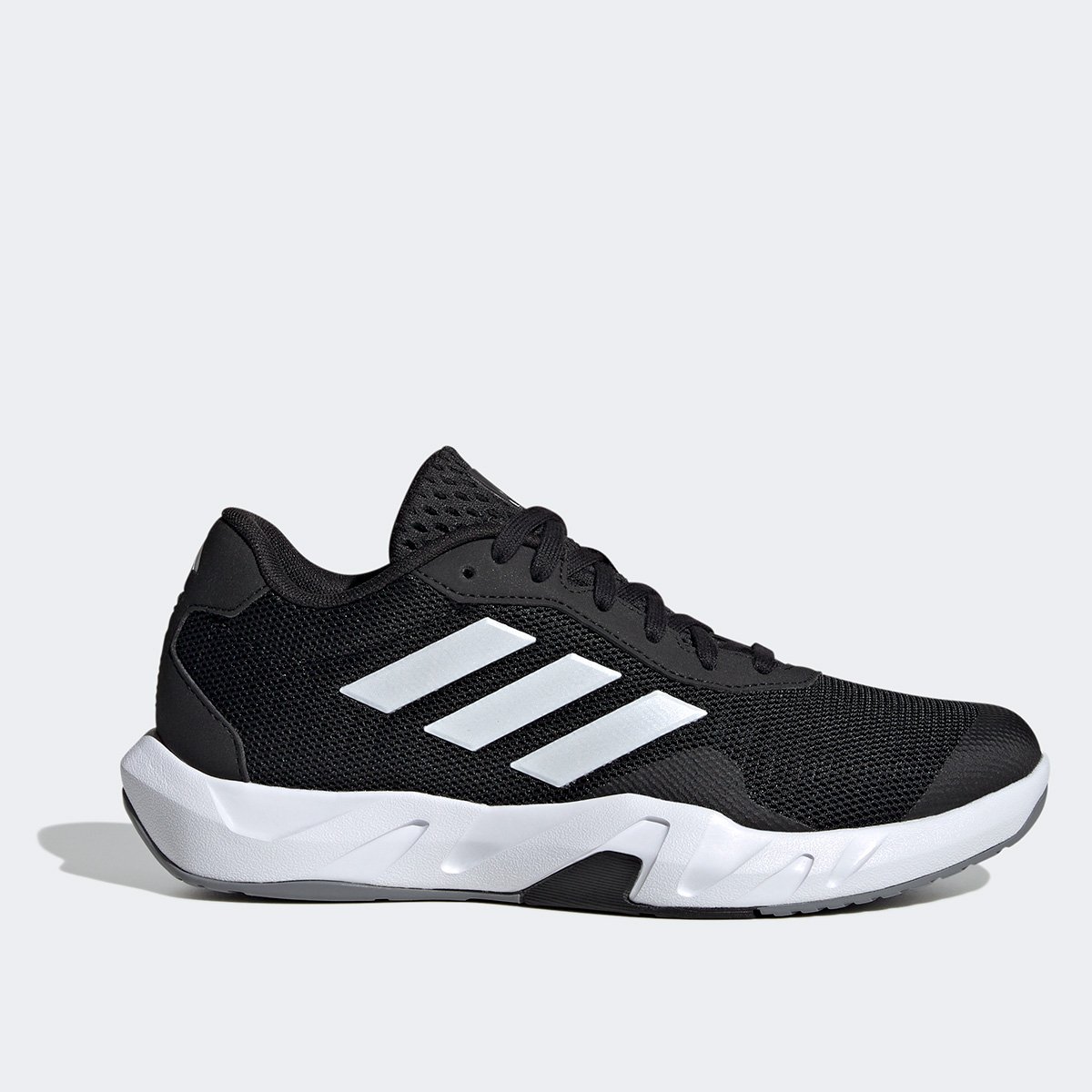 Miniatura Tênis Adidas Amplimove Trainer Feminino Preto+Branco - 34
