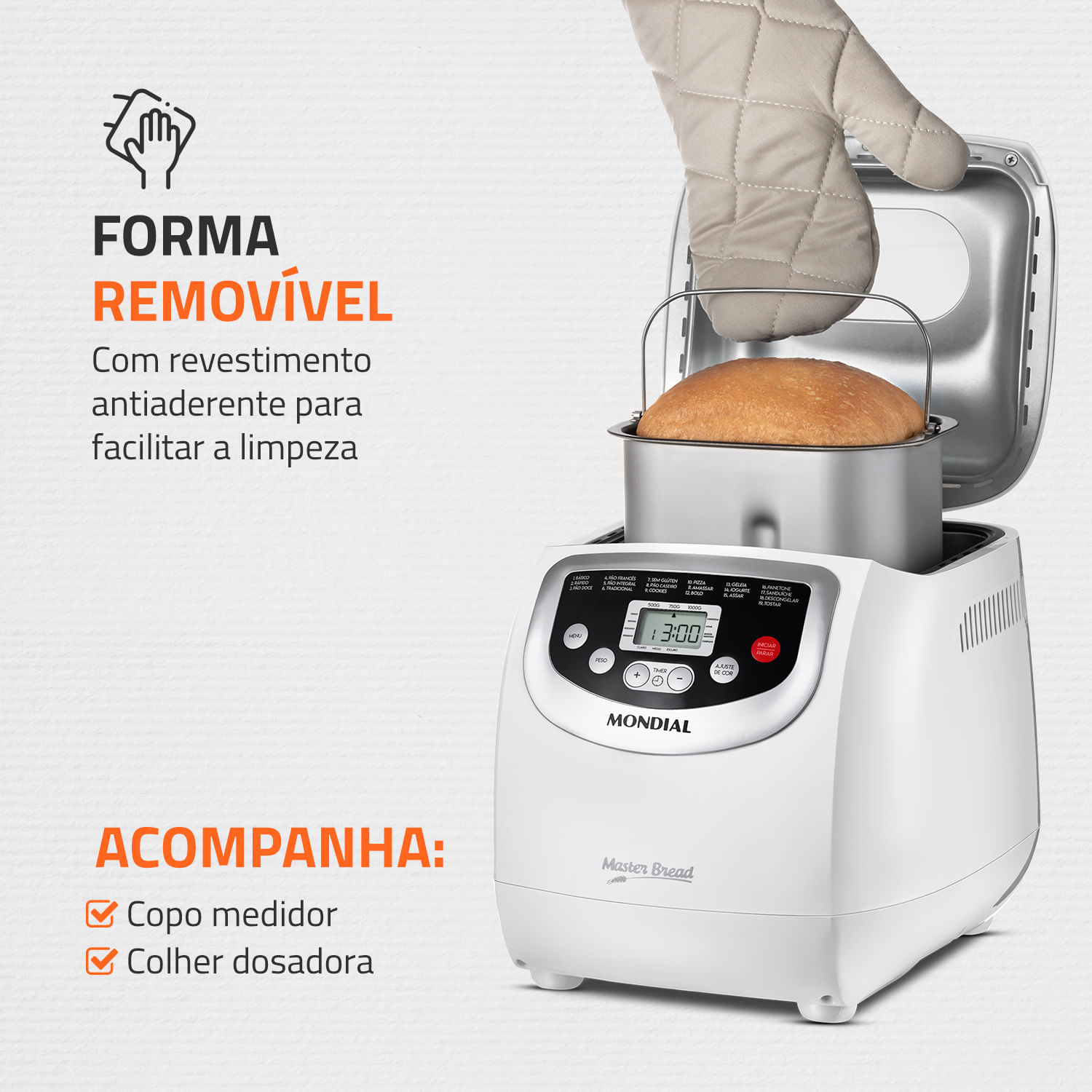 Panificadora Automática Master Bread NPF-54 127V