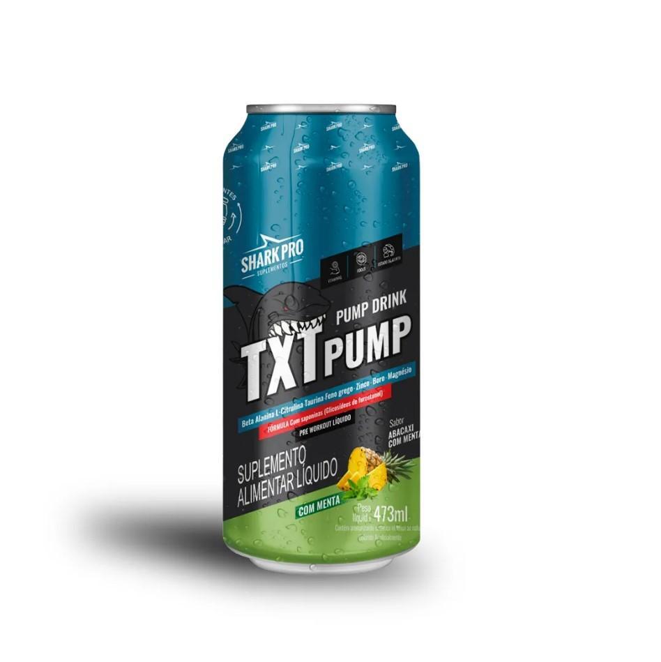 Miniatura Pré Treino Líquido Txt Pump Drink Sabor Abacaxi Menta Caixa