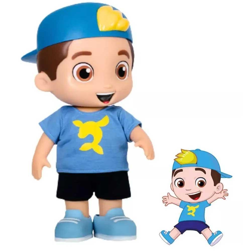 Miniatura Boneco Aventureiro Azul Nova Brink Rosita Ref.1240
