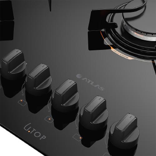 Miniatura Fogão Atlas Utop 5B - Cooktop Glass Preto
