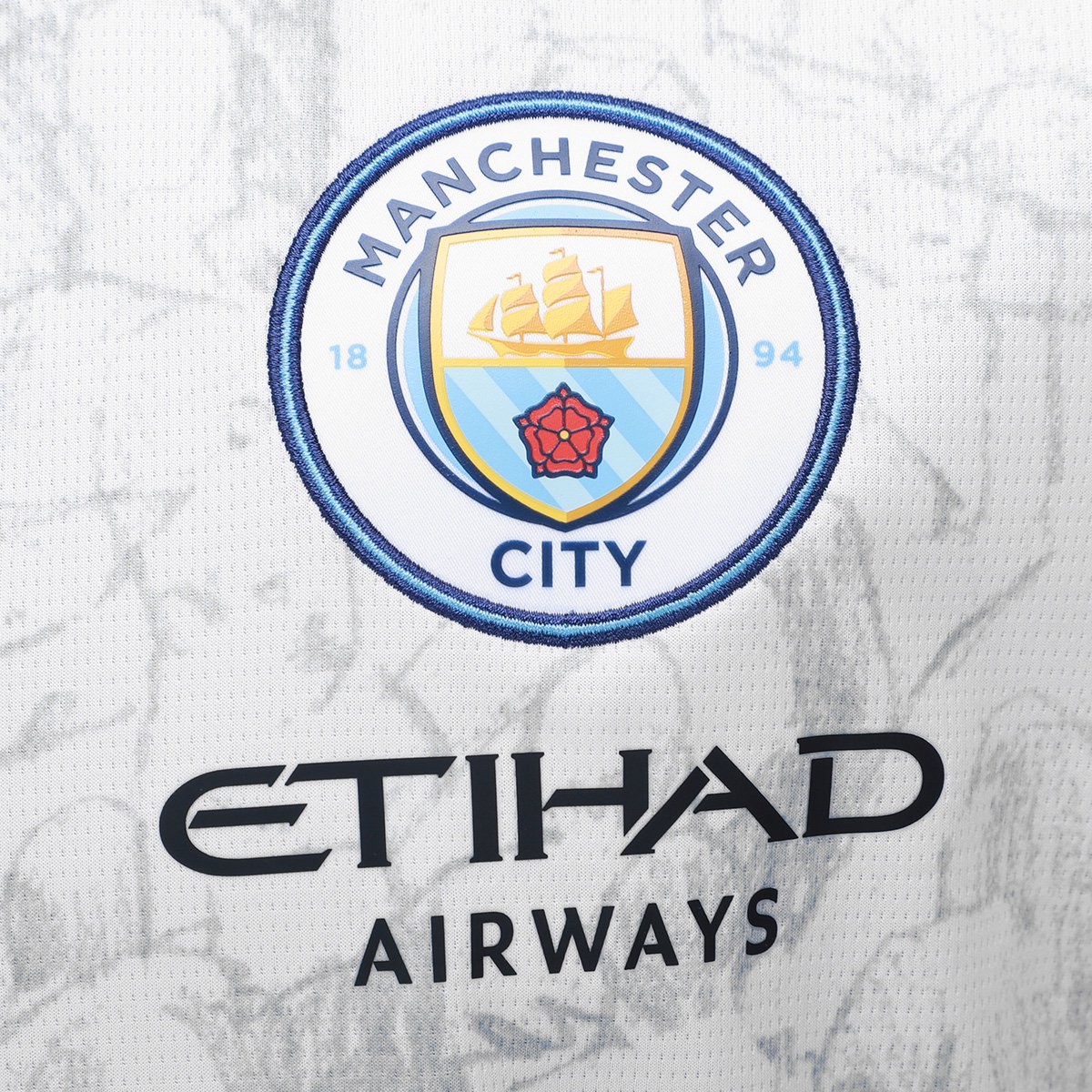 Miniatura Camisa Manchester City Kidsuper 25/26 Torcedor Puma Masculina Branco - EGG