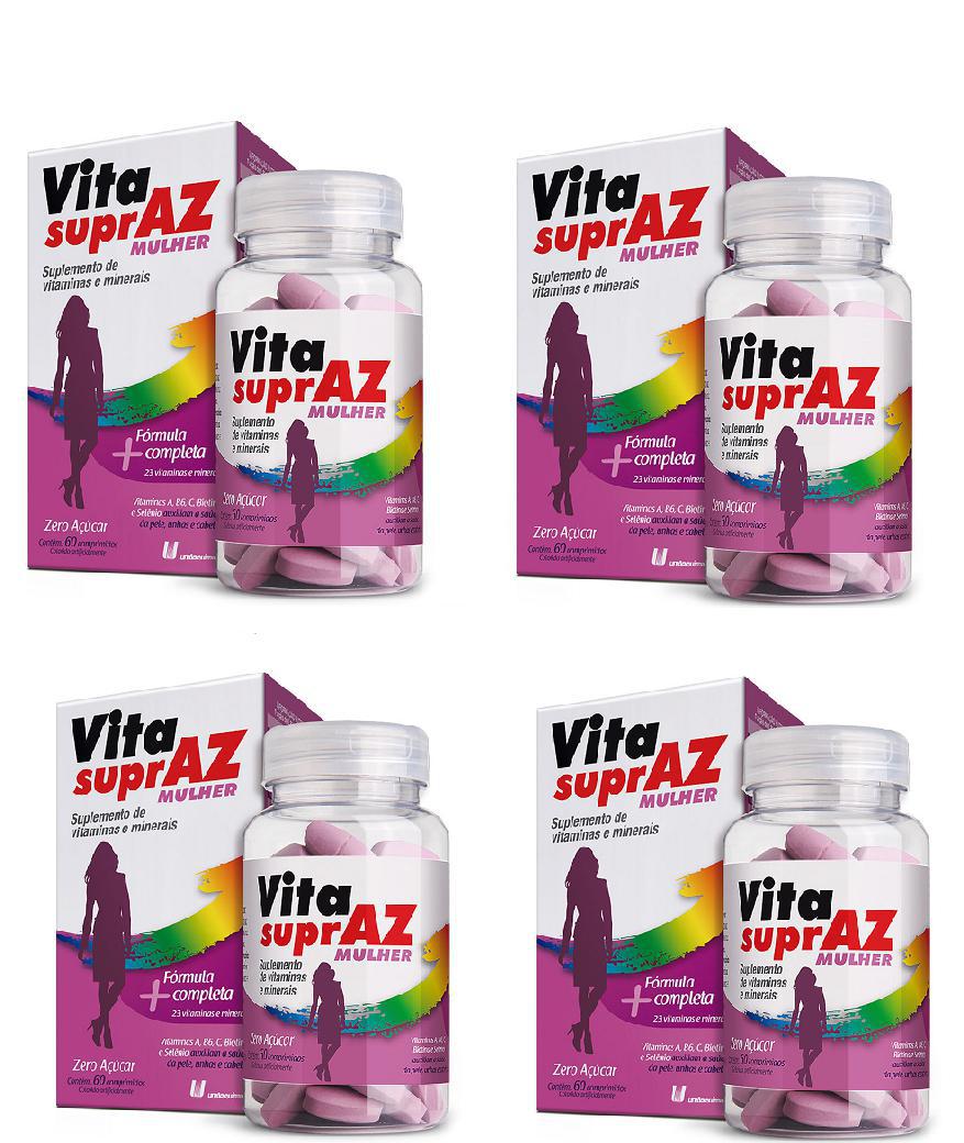 Miniatura Combo Vita Supra Az Vitamina Para Mulheres Zero Açúcar 240Cp