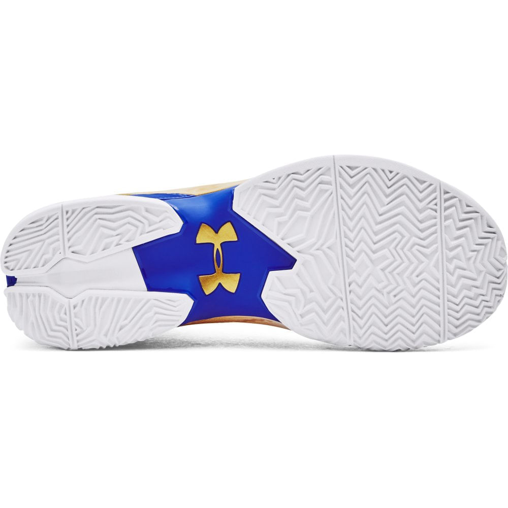 Miniatura Tênis de Basquete Under Armour Curry 2 Retrô Branco - 38
