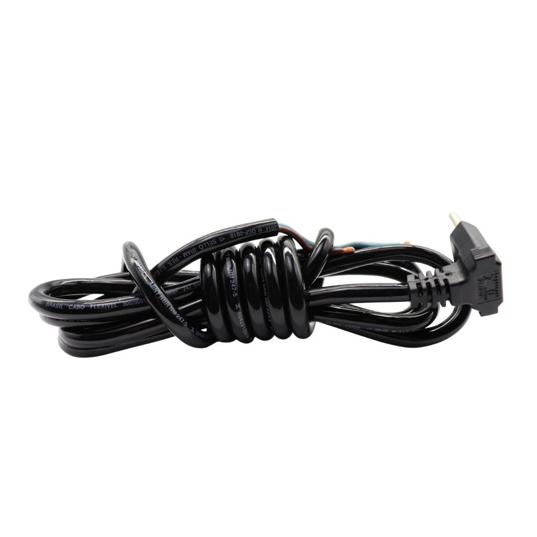 Miniatura Cabo Fio Secador Cabelo 2X2,5X3Mt 20A Taiff Preto