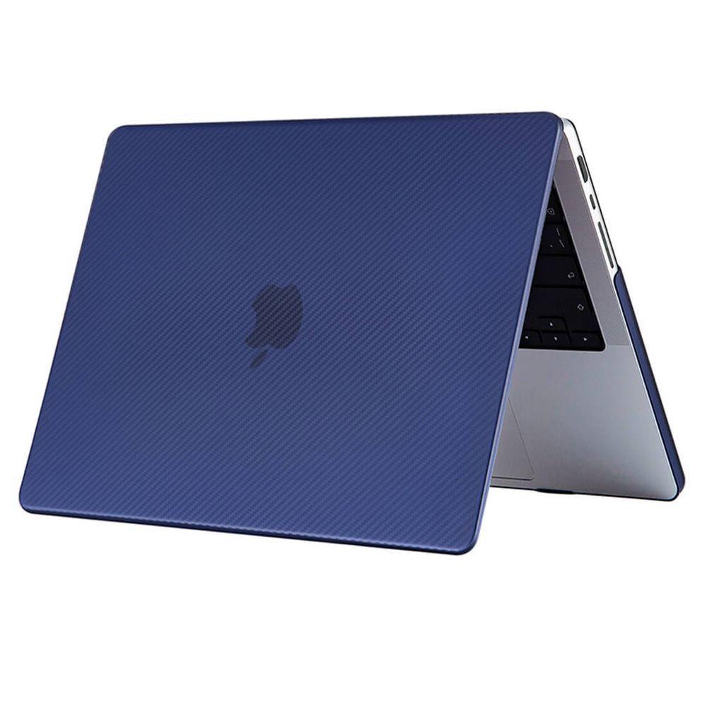 Miniatura Capa Fibra De Carbono Macbook Pro 13.3 Pol A2251 A2289 A2338 azul