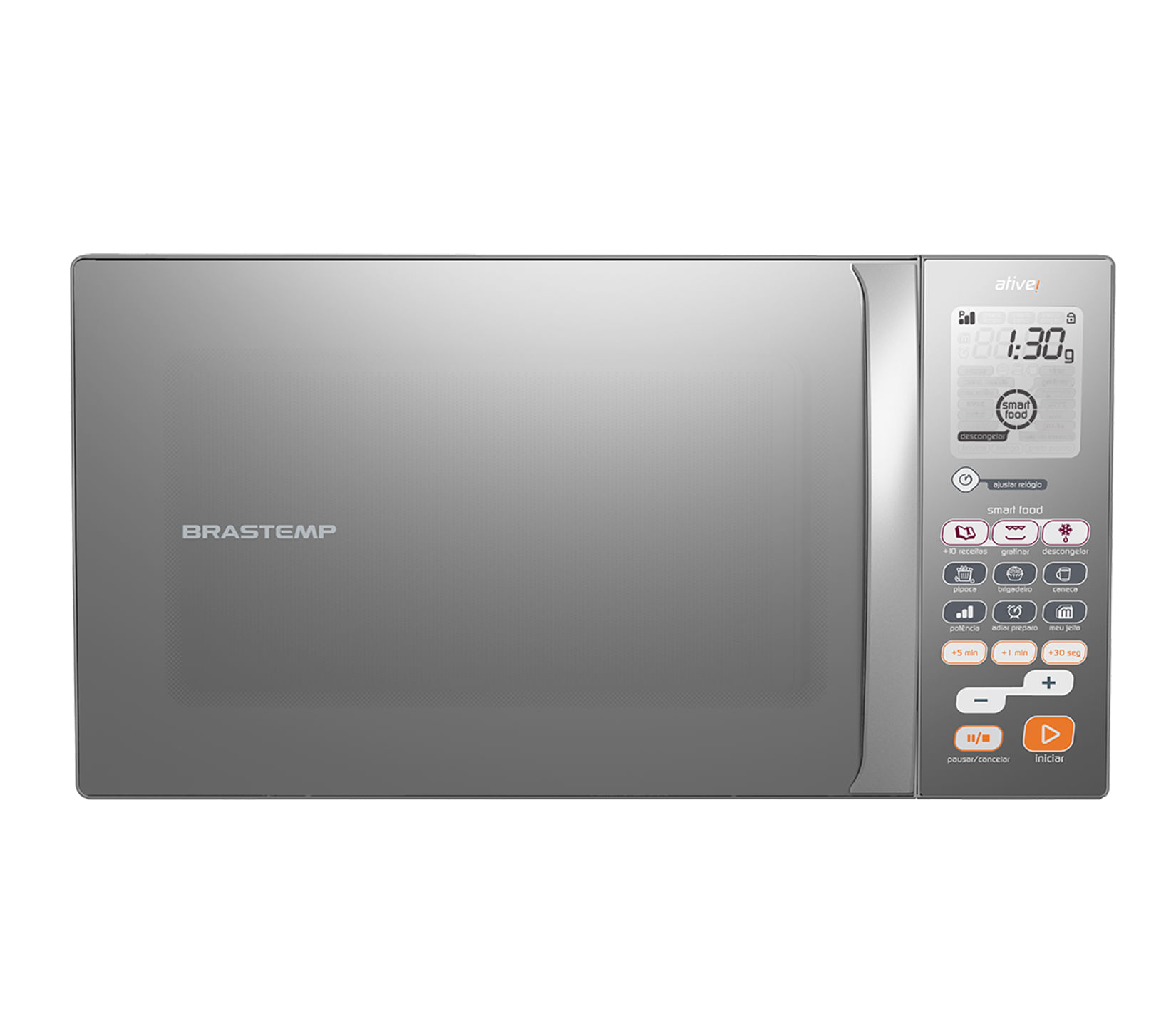 Miniatura Micro-ondas Brastemp 38 Litros cor Inox Espelhado com Grill 110V