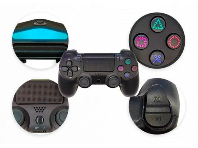 Joystick Controle S/Fiocompatível Playstation 4 Doubleshock