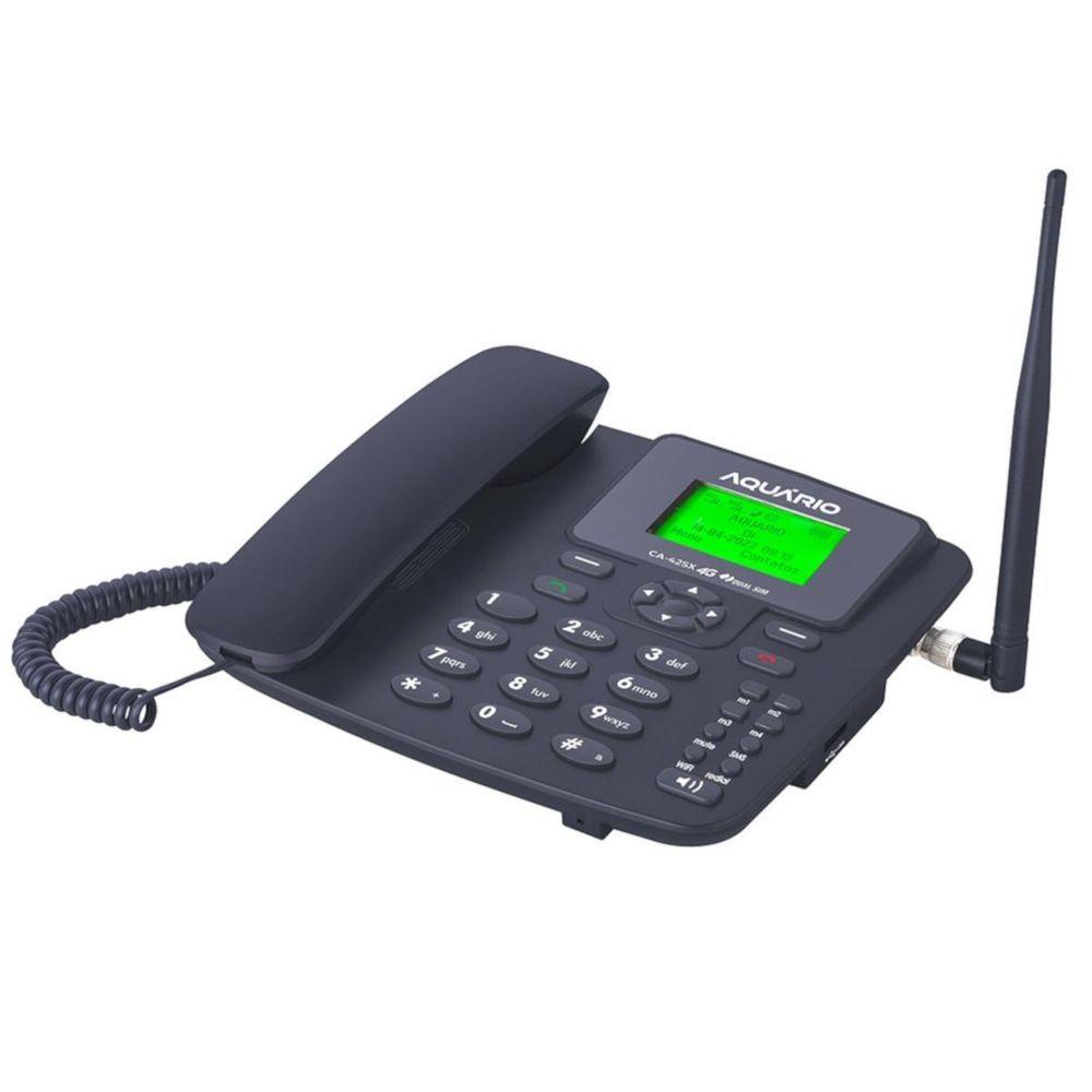 Miniatura Telefone Celular Fixo De Mesa Wi-fi Dual Sim 700, 850, 900, 1800, 1900, 2100, 2600mhz Ca-42sx 4g