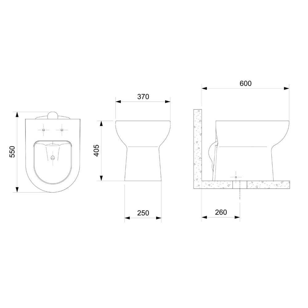 Miniatura Vaso Sanitário Convencional com Assento Soft Close Smart Celite Branco