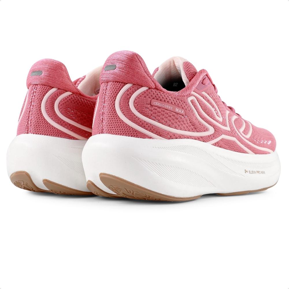 Miniatura Tênis Olympikus Corre Max Feminino Rosa / Branco - 35