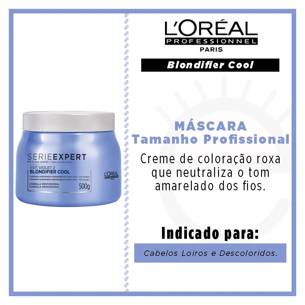 Miniatura L'Oréal Professionnel Blondifier - Máscara Cool Tamanho Profissional 500ml