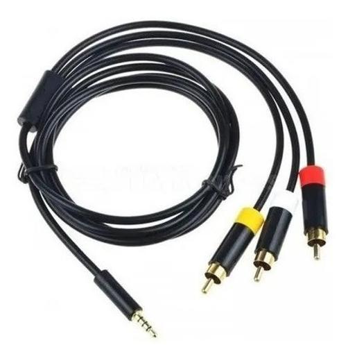 Miniatura Cabo Av Audio Video Imagem Tv Antiga Xbox 360 Super Slim