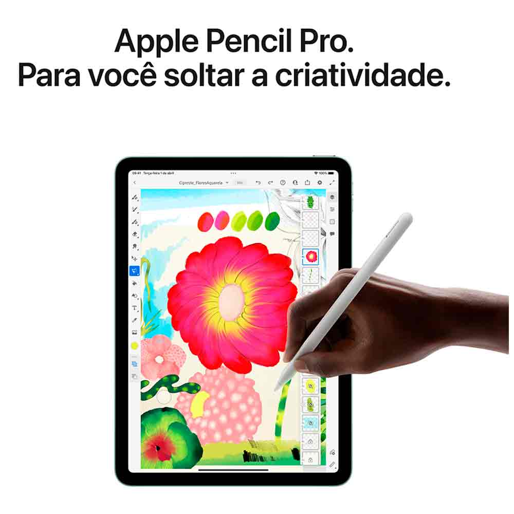 iPad Air Apple Processador M3 (11", Wi-Fi, 512GB) - Azul Bivolt