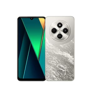 Miniatura Smartphone Xiaomi Redmi Poco C75 4G Dourado, 256GB, Tela 6,88", Câmera Traseira Dupla, Android 14 e Processador Media Tek Helio G81-Ultra
