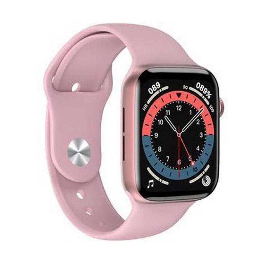 Miniatura Relogio Inteligente Smartwatch Hw12 Iwo Serie 6 Rose
