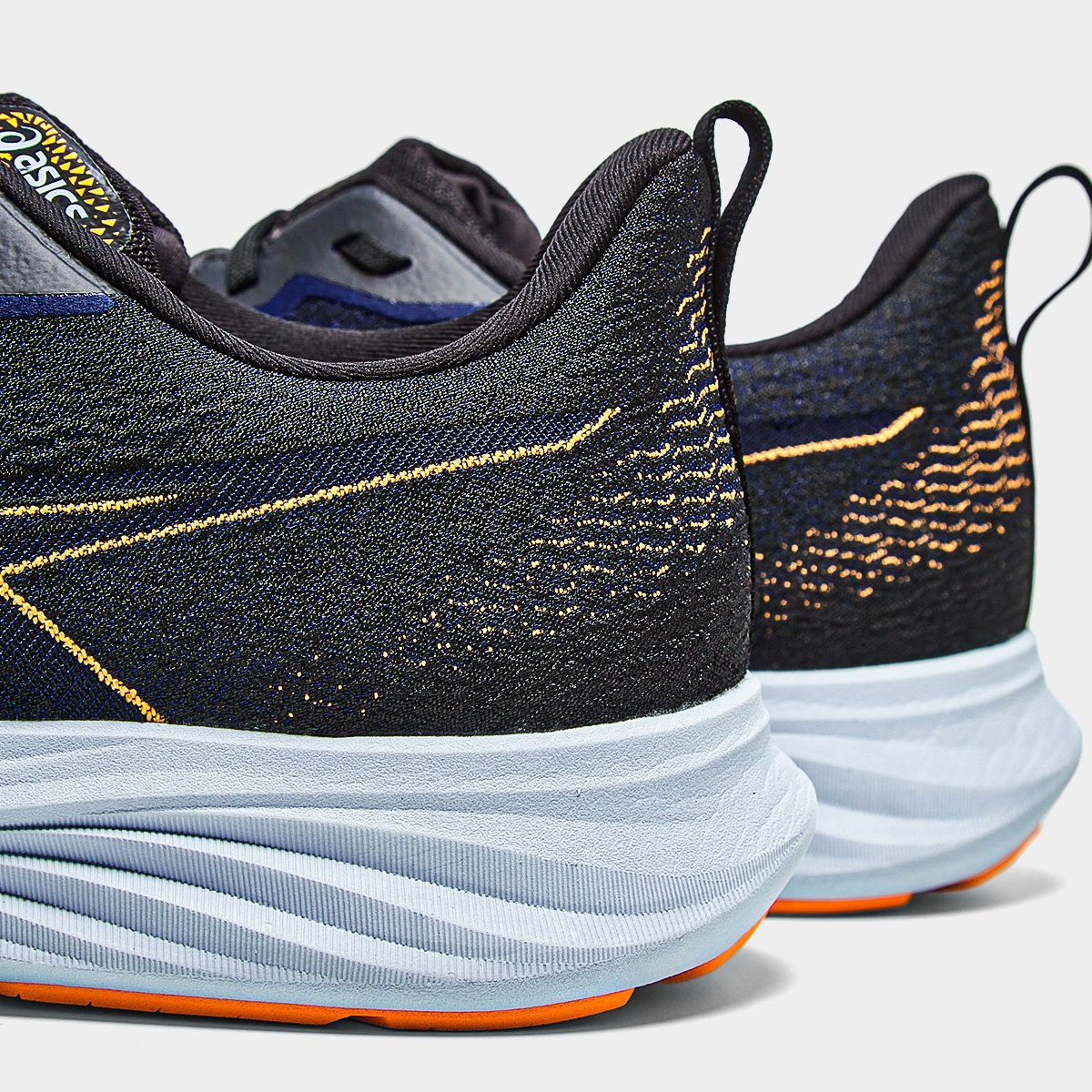 Miniatura Tênis Asics Dynablast 4 Masculino Marinho+Laranja - 39