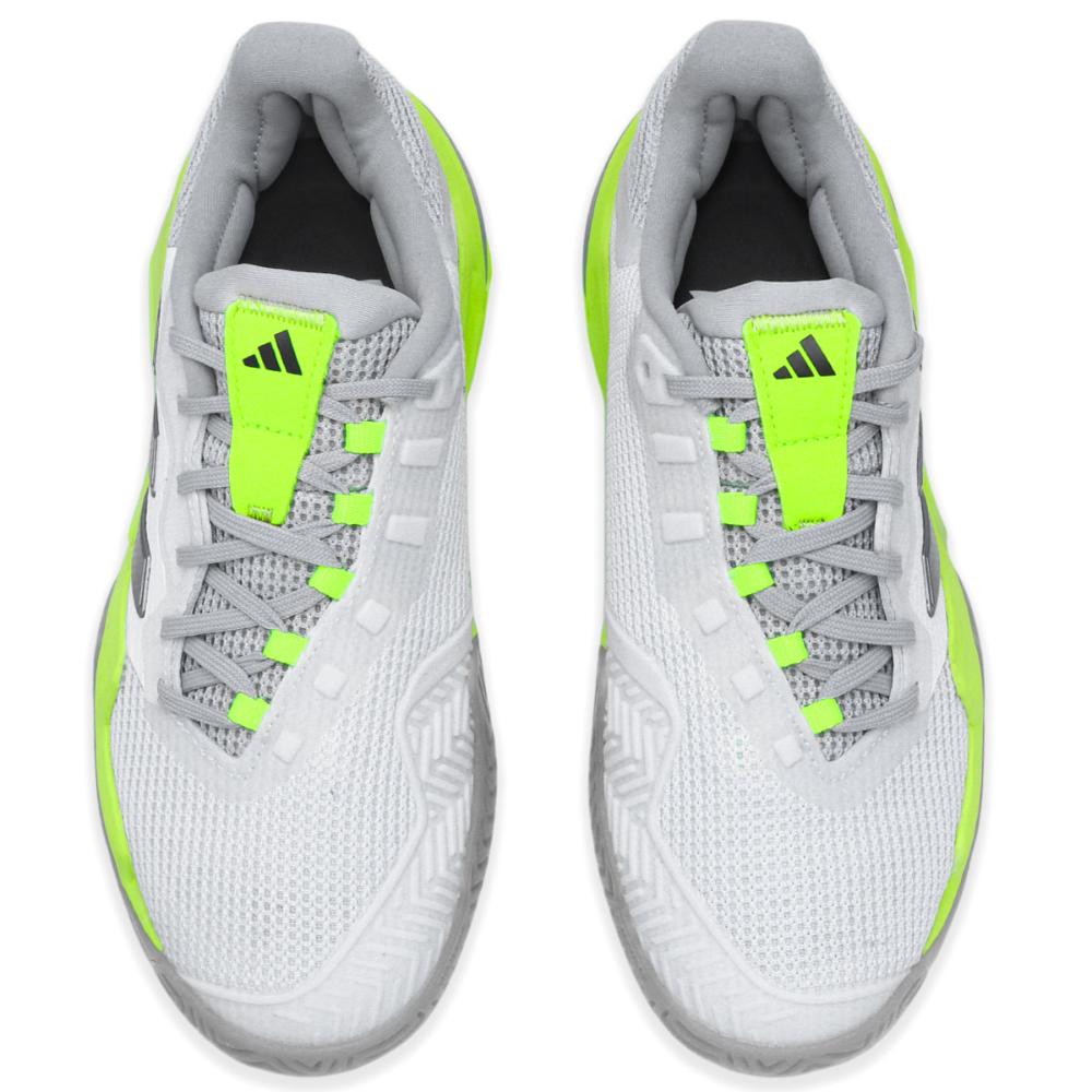 Miniatura Tênis Adidas Barricade 13 - All Court - Branco Cinza E Limão 34