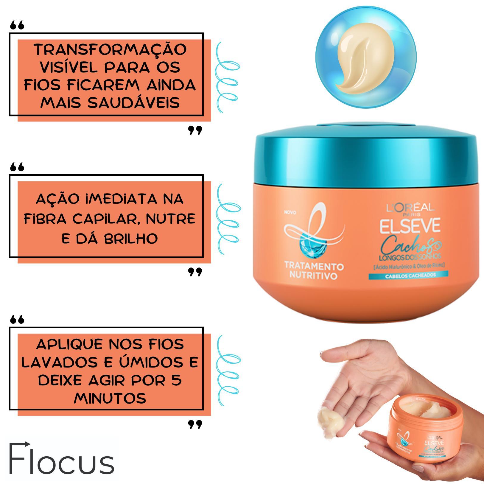 Miniatura Kit Elseve Cachos Longos Dos Sonhos Creme Anti-Travesseiro