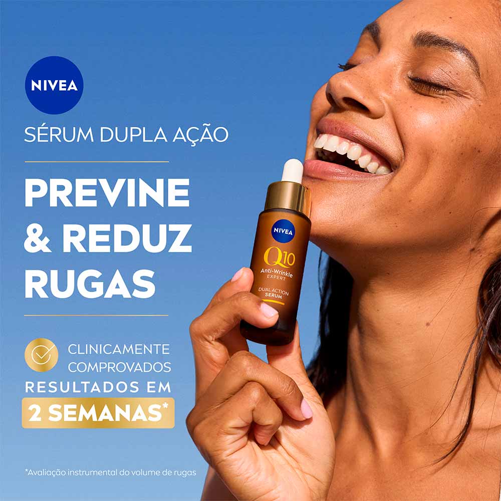 Miniatura Sérum Facial NIVEA Q10 Antissinais Expert Dupla Ação 30ml