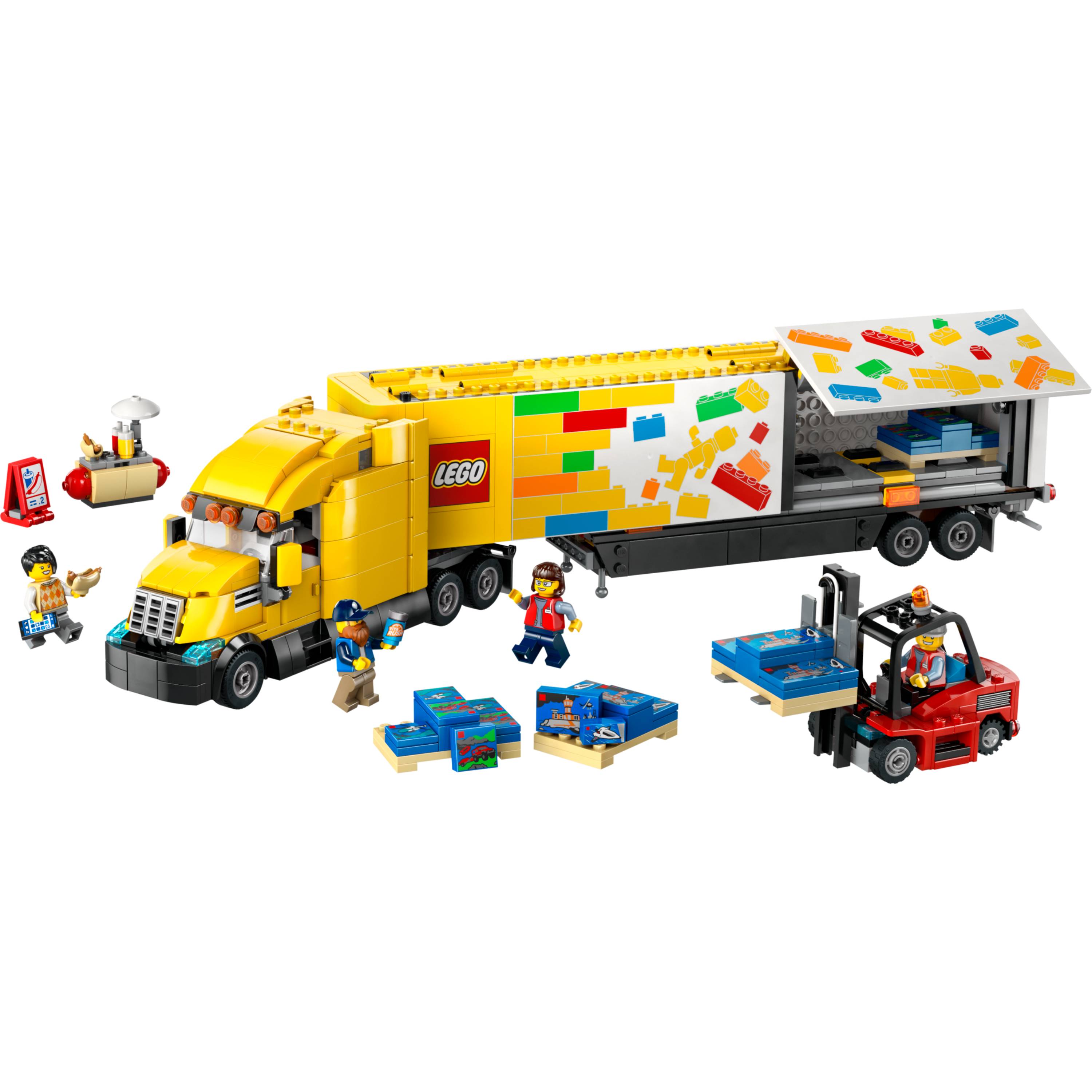 Miniatura LEGO City - Caminhão de entrega amarelo