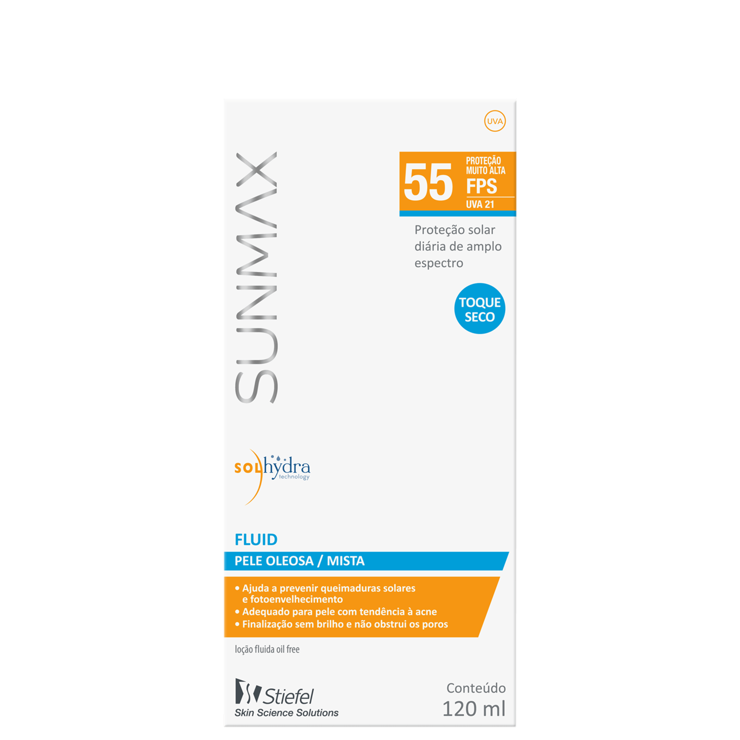 Miniatura Sunmax Fluid FPS 55 - Protetor Solar 120ml