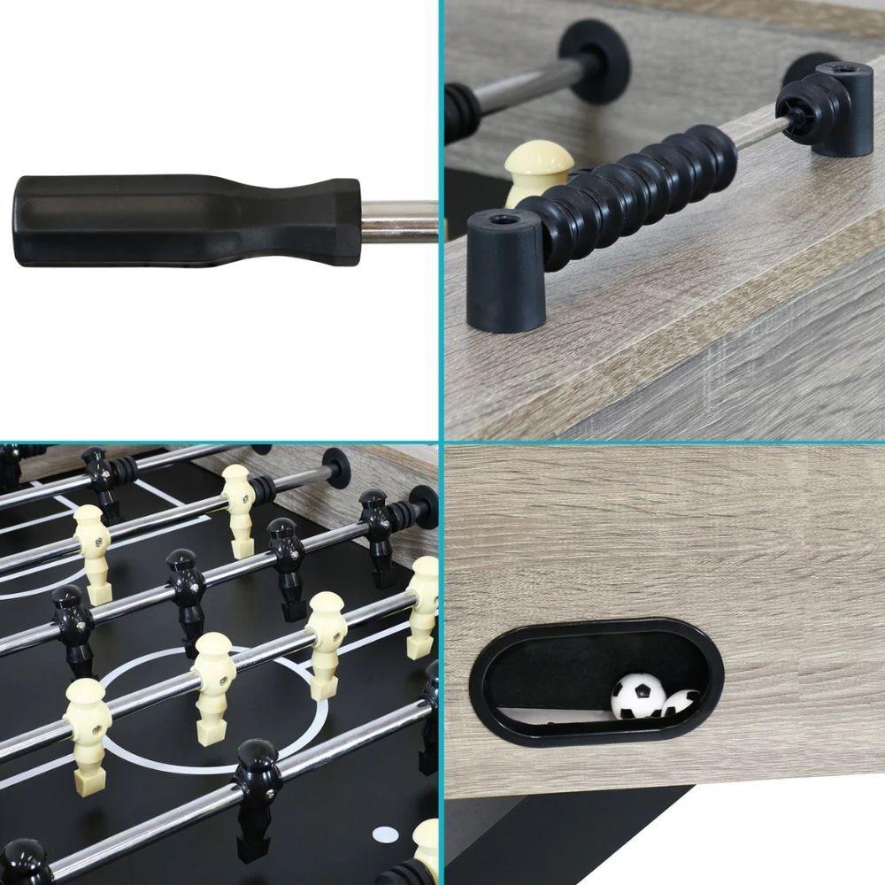 Miniatura Mesa De Pebolim Bonafit Toto Futebol De Mesa Totó Jogo - Cinza, único