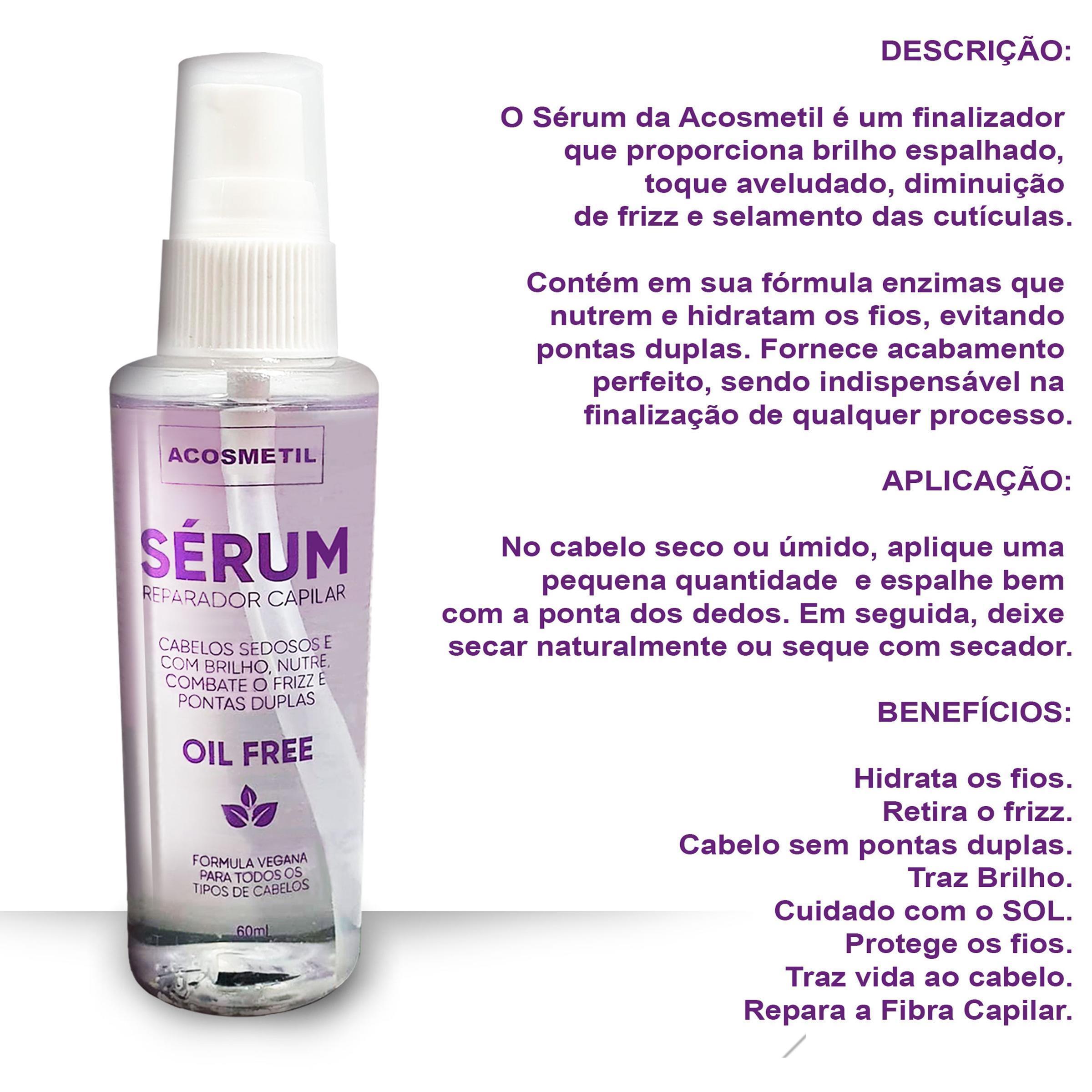 Miniatura Sérum Hidratante + Máscara Acosmetil - Brilho e Hidratação
