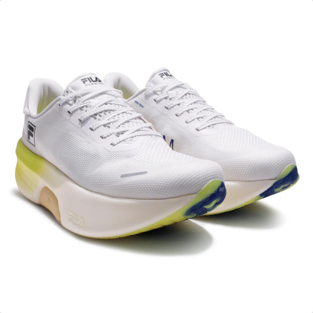 Miniatura Tênis Fila Speedrocker Skyfoam Masculino Branco / Amarelo Neon - 38