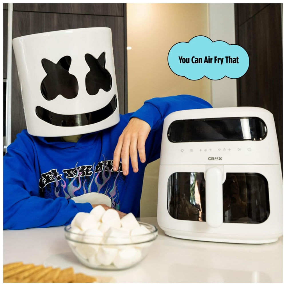 Miniatura Fritadeira Elétrica Air Fryer 8L com Tecnologia TurboCrisp, Controle de Temperatura e Desligamento Automático, 1750W, C...