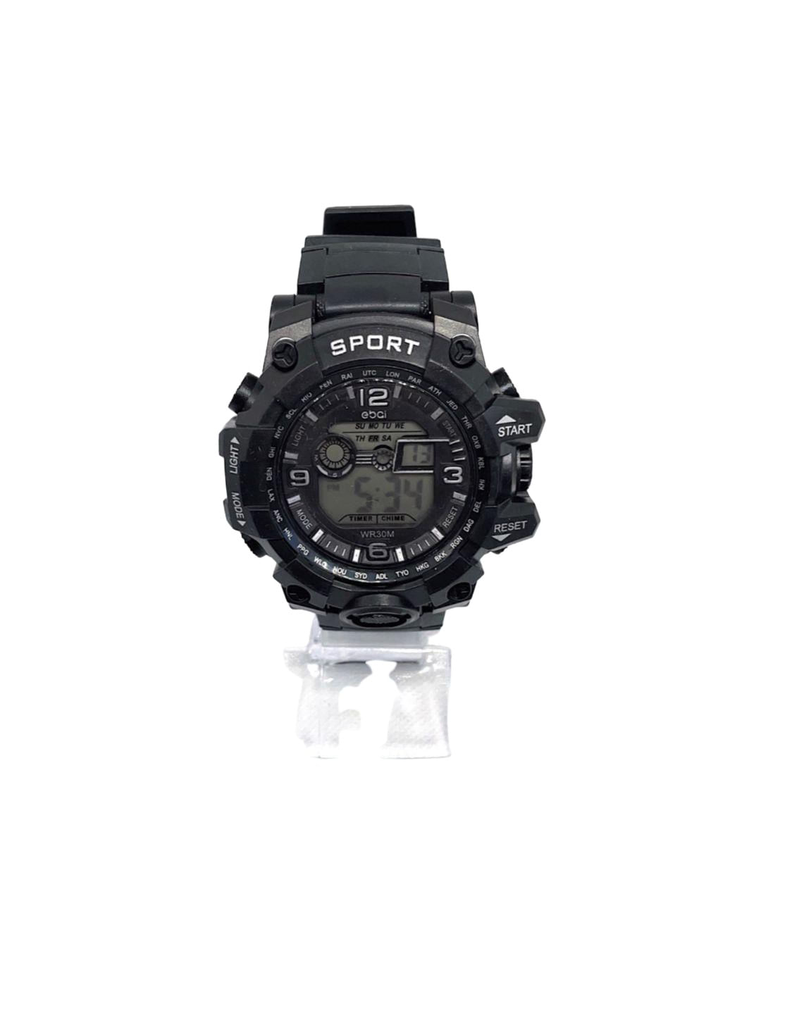 Miniatura Relógio Prova D Agua Luz Esport Digital S-Shock Borracha