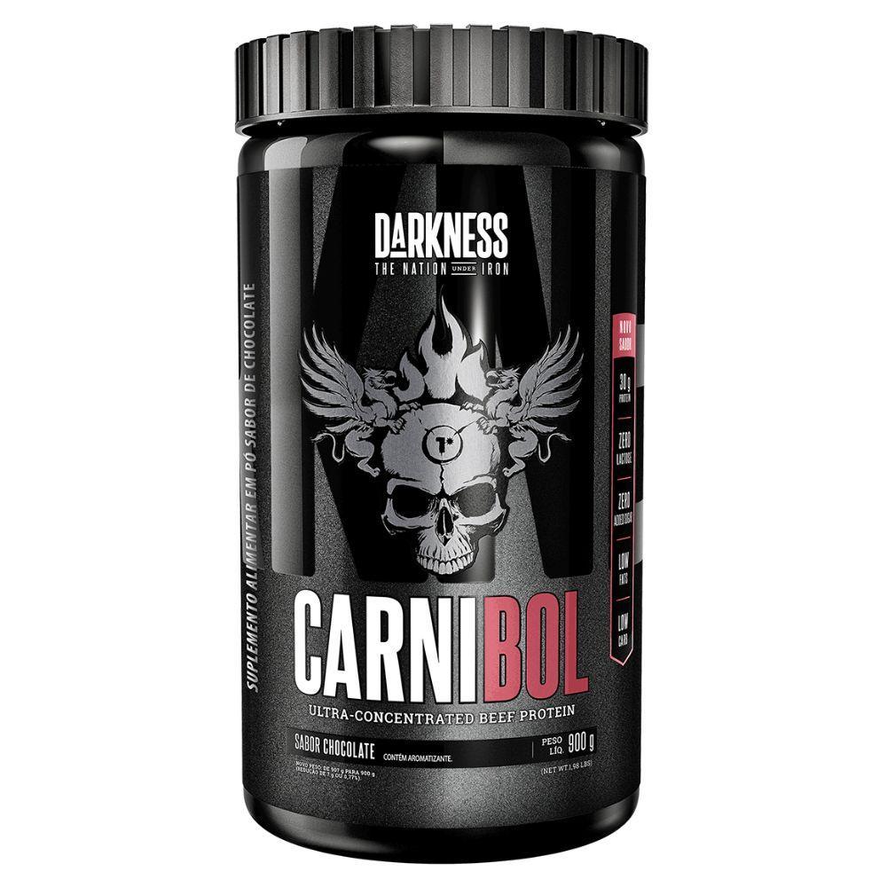 Miniatura Carnibol Isolado Hidro 900G Chocolate Luva Preto - Darkness