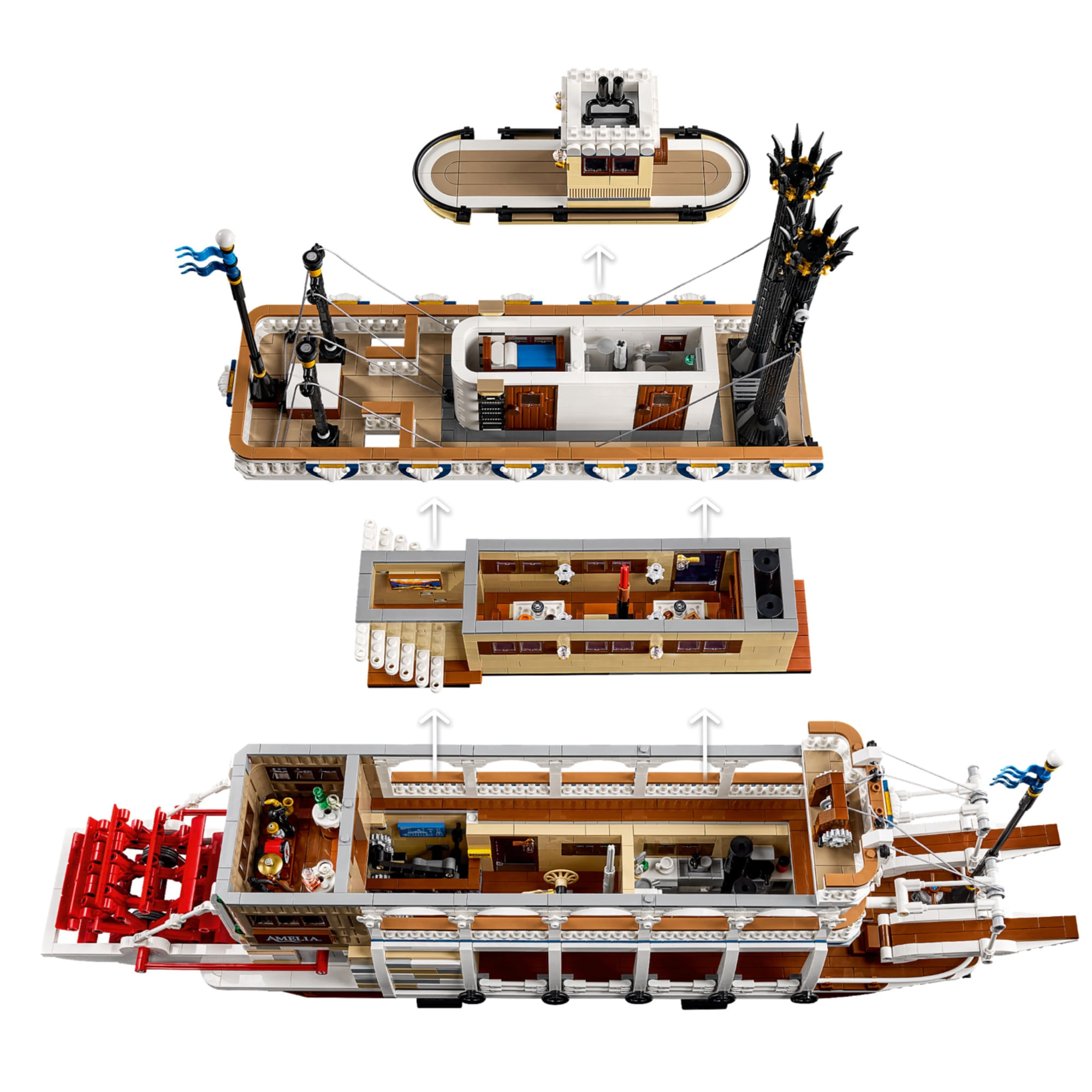 LEGO® Ideas - Barco Fluvial a Vapor