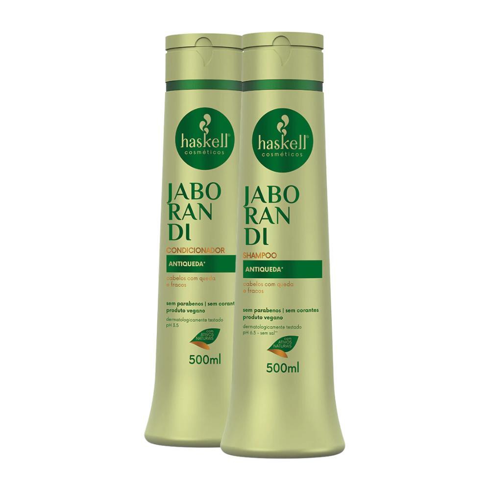 Miniatura Kit Jaborandi Antiqueda Haskell Shampoo Condicionador 500Ml