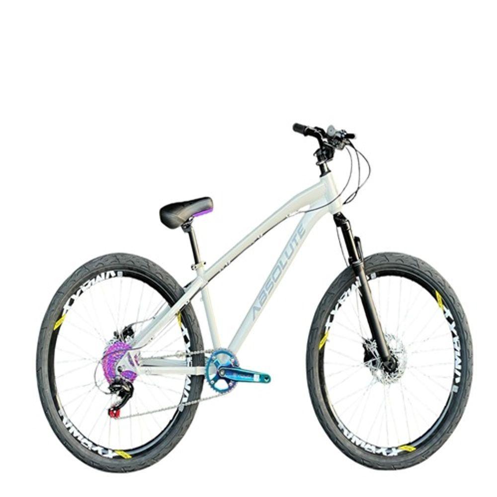 Miniatura Bicicleta Absolute Brutus 3 Beje 1x8 Cassete Freios Hidráulicos