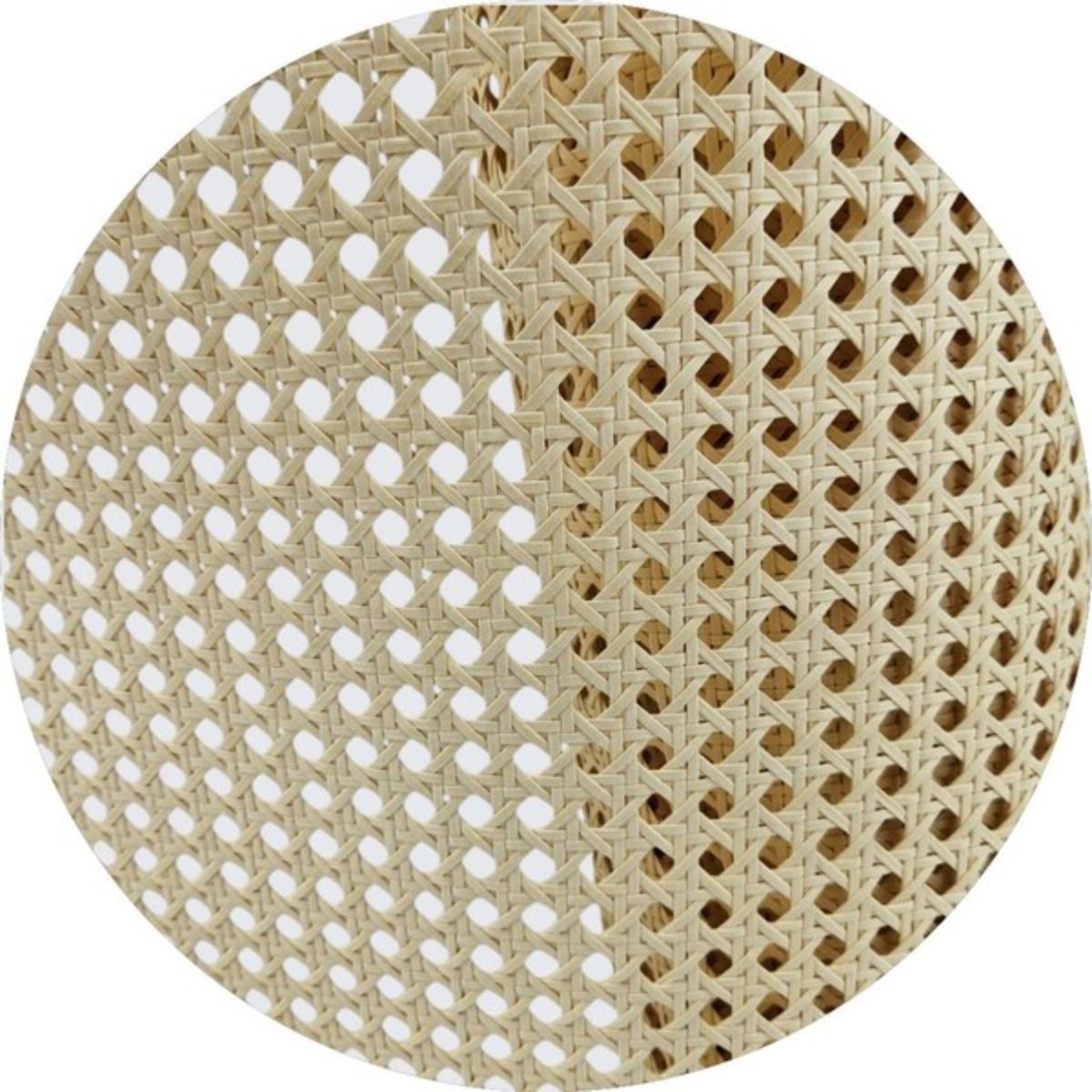Miniatura Palha Indiana Palhinha Sintética Sextavada Rattan 2Mt X 50Cm