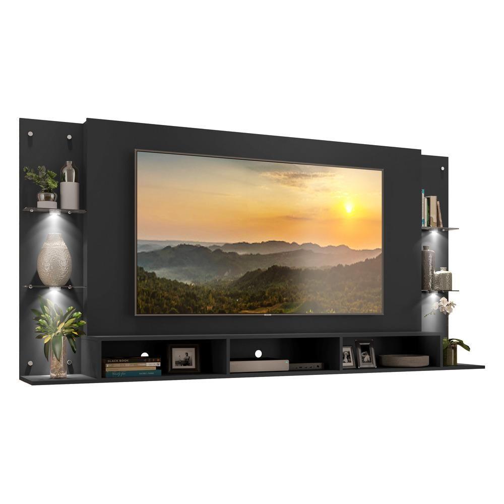 Miniatura Painel Com Suporte Tv 65´´ E 4 Leds Vegas Premium
