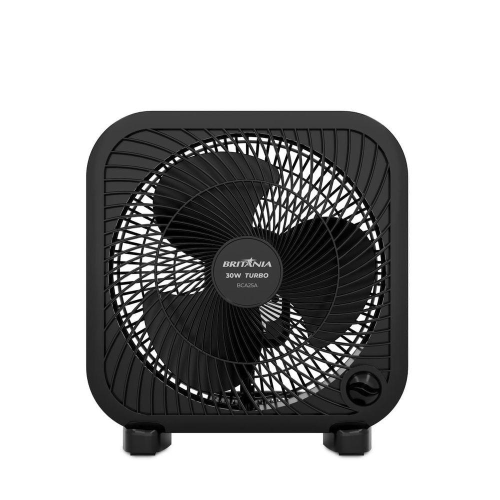 Miniatura Ventilador Circulador Britânia 30W 3 Velocidades BCA25A 220V