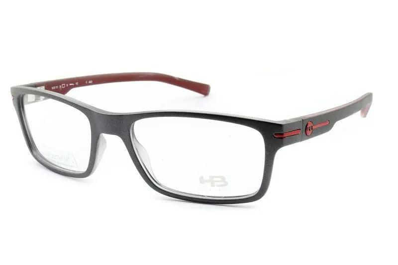 Miniatura Óculos De Grau Hb Polytech 10100 New Graphite On Marsala