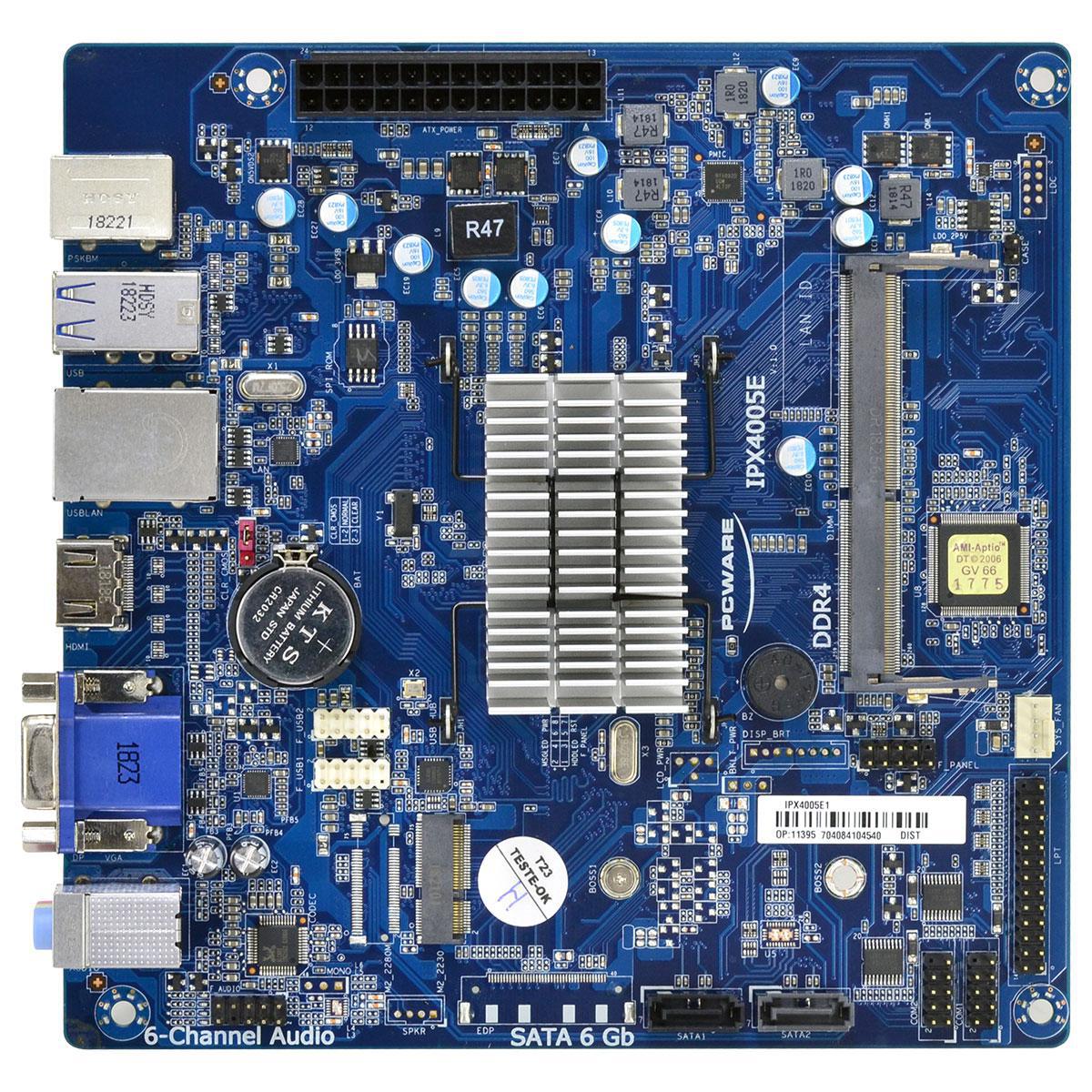 Placa Mae J4005 Ipx40050E1 Com Processador Integrado 10/100