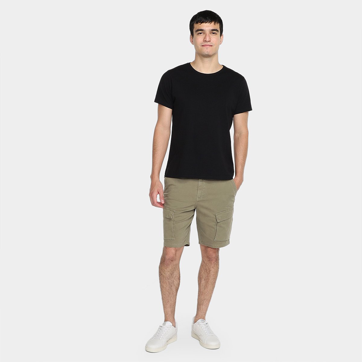 Miniatura Bermuda Cargo Vasco Reserva Iron Masculina Verde - 38