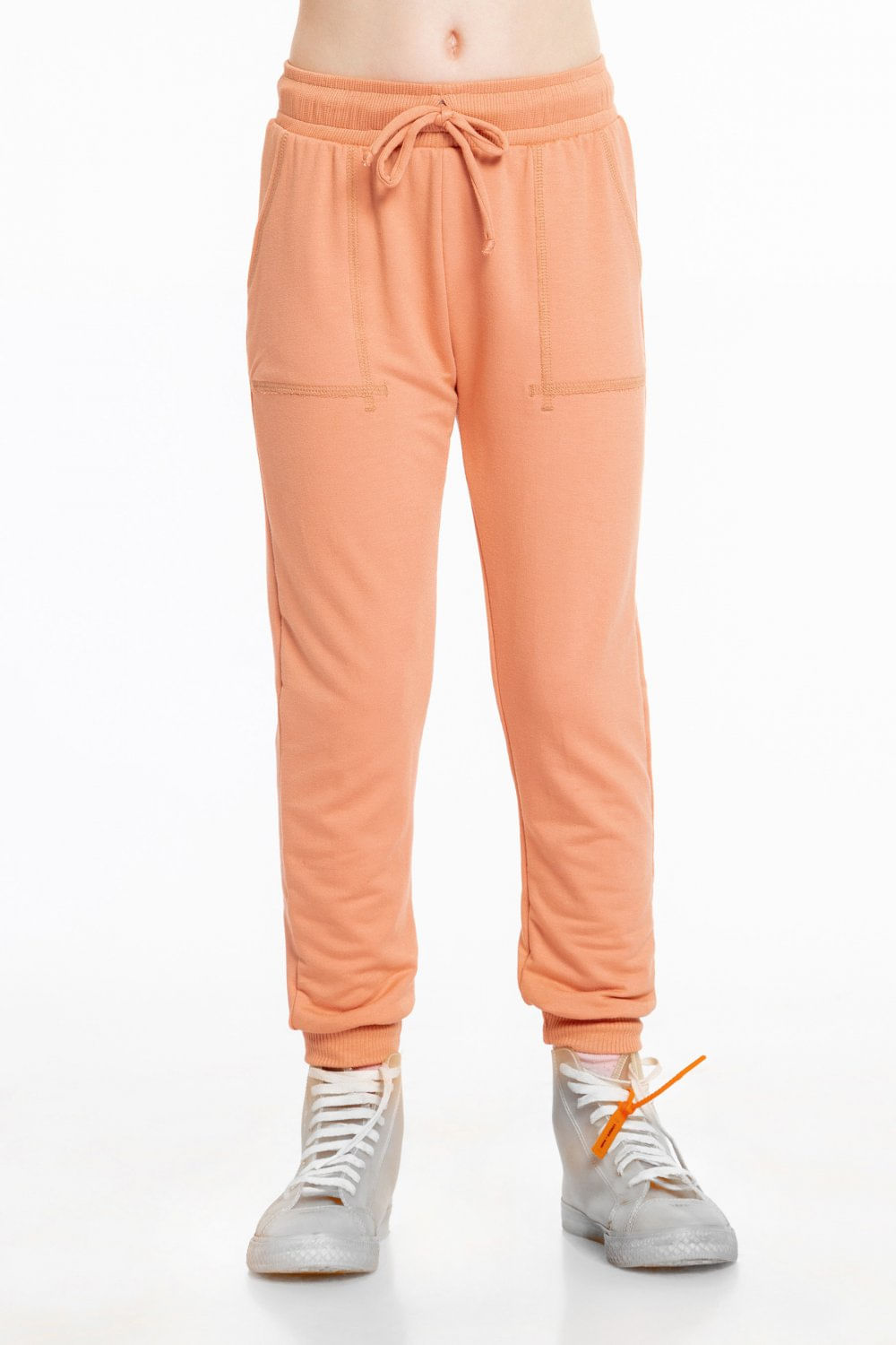Calça Jogger Genderless Kids - Rose Vintage - LIVE! Rosa - 4