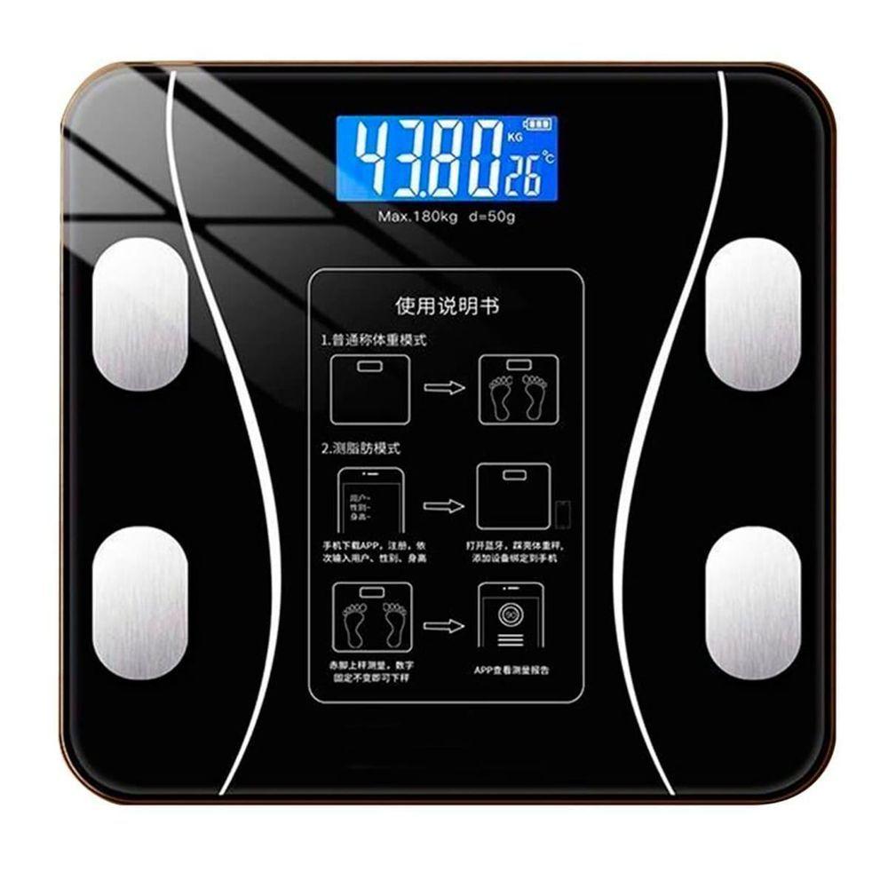 Miniatura Balança Inteligente Bioimpedância Digital Bluetooth